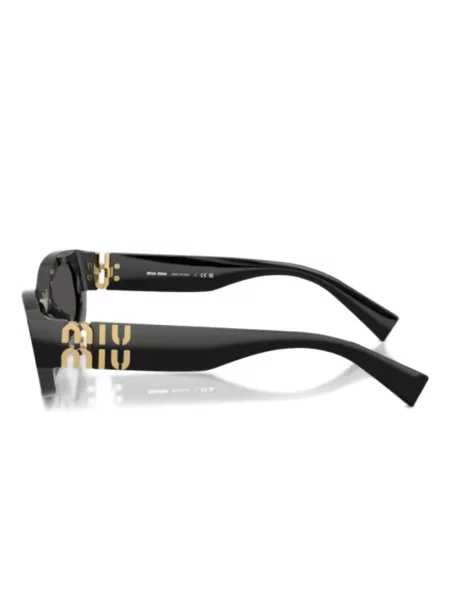 Sunčane naočale Miu Miu Eyewear s autogramom crna