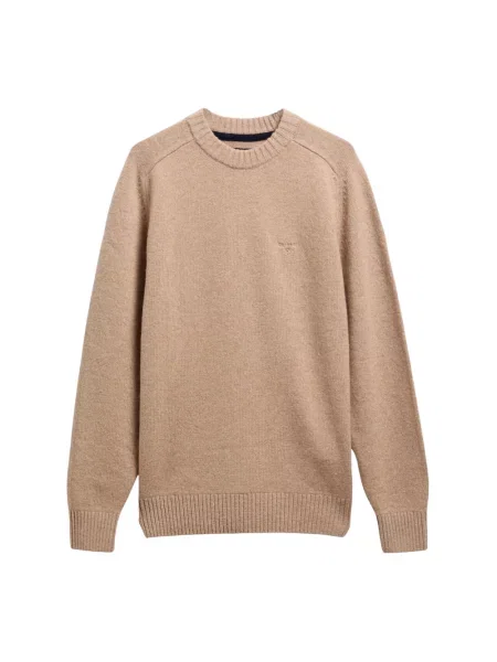 Sweter Barbour wełniany beżowy