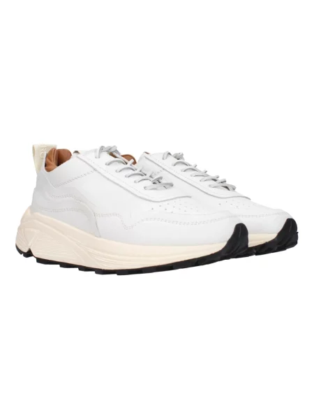 Sneakersy Buttero skórzane białe