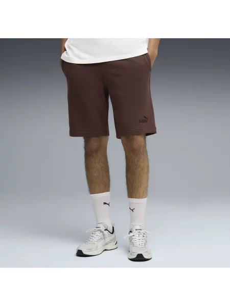 PUMA szorty Essentials z logo No. 1 Odzież S brązowy