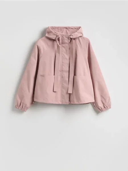 Reserved Куртка з каптуром рожевий