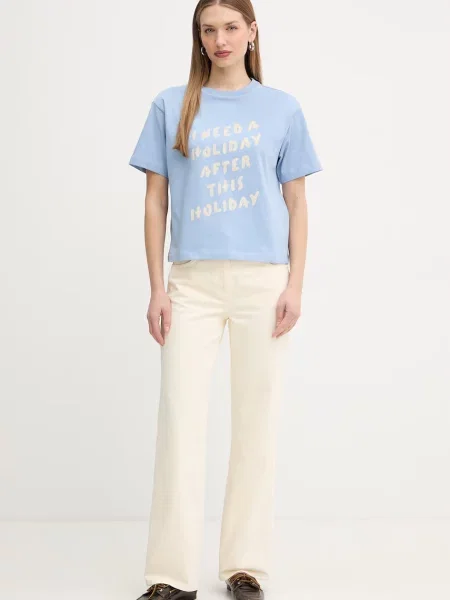 MAX&Co. t-shirt MCLFERIALE niebieska