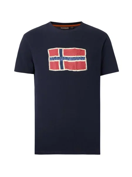 Napapijri Tricou S-Mahsa Bleumarin albastru