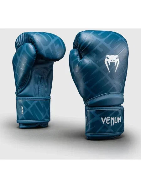 Rękawice Venum Contender XT niebieskie 12 białe