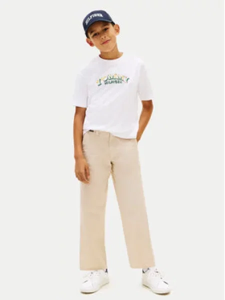 Dětské tričko Tommy Hilfiger bílé