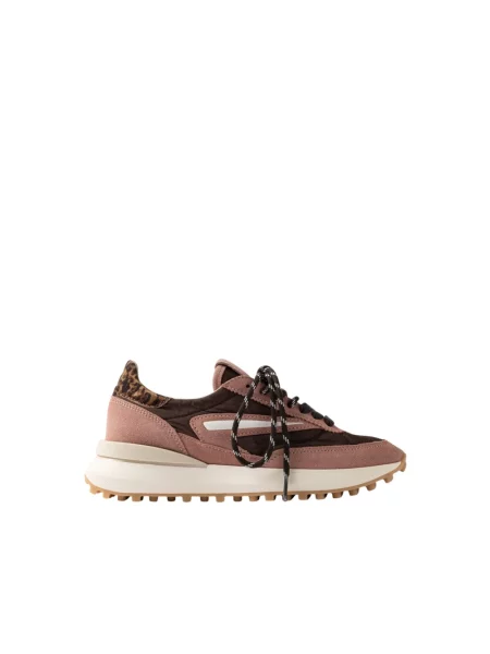 Sneakersy D.a.t.e. brązowe