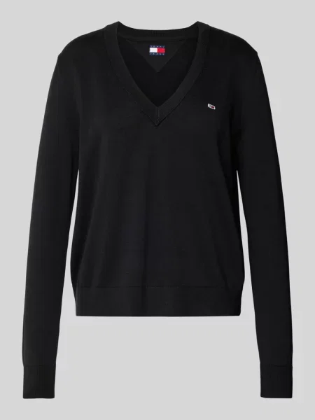 Tommy Jeans sweter lekki czarny