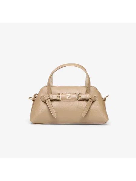 Kabelka Tommy Hilfiger Th Buckle Mini béžová