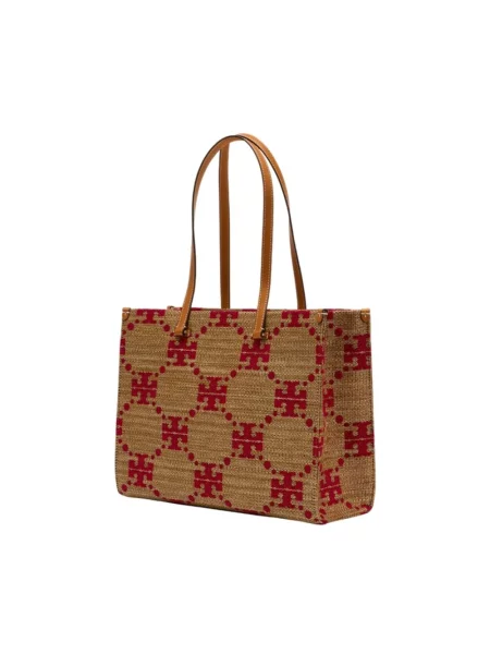Shopperka Tory Burch beżowa