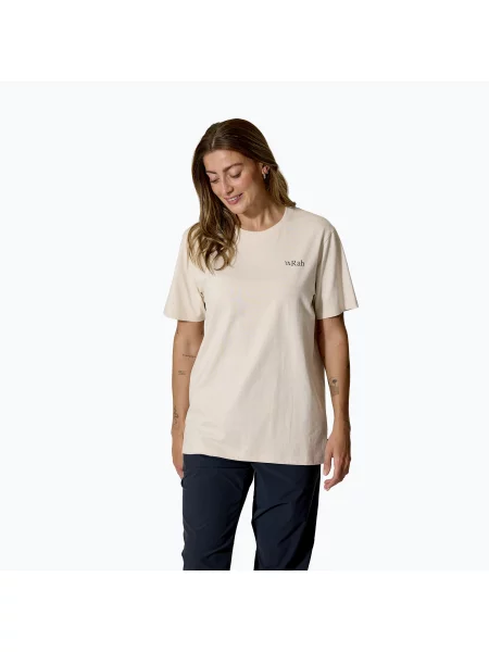 Дамска тениска Rab Stance Cirque Tee ecru бежово