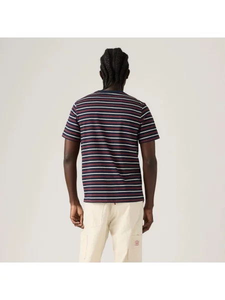 LEVI'S ® Tricou SS Original HM Tee bleumarin / roşu închis / alb albastru