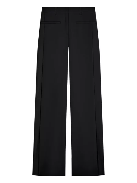 Pantaloni Courreges plisate negru