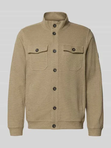 Kurtka w kroju regular fit z mieszanki bawełny model SELANIK' Lerros beżowa
