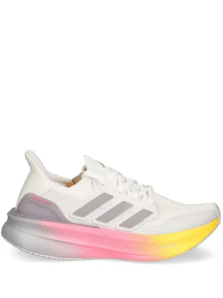 Pruhované kožené tenisky Adidas Terrex s kapucí černé