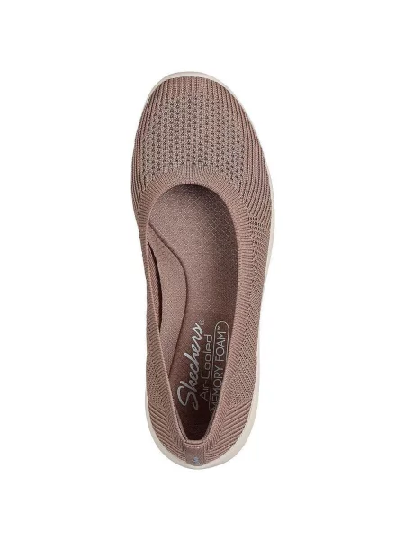 Baleriny Skechers Arya Fancy You brązowe