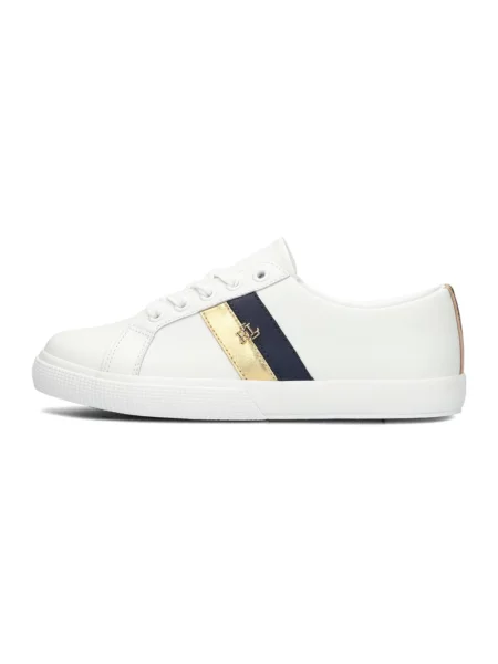 Sneakersy Ralph Lauren skórzane białe
