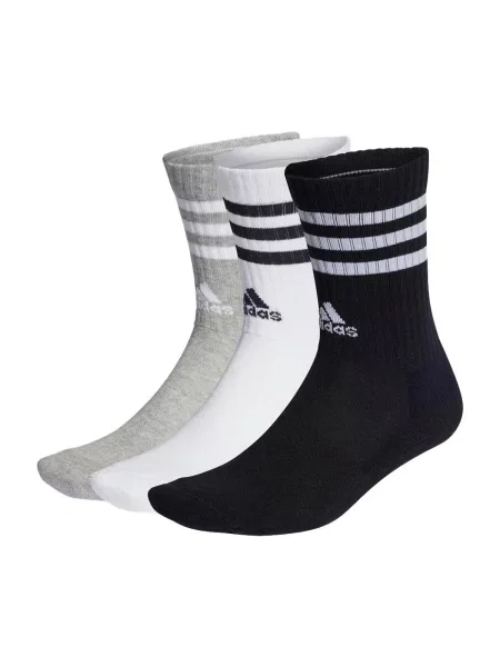 Prugaste čarape Adidas Sportswear bijela