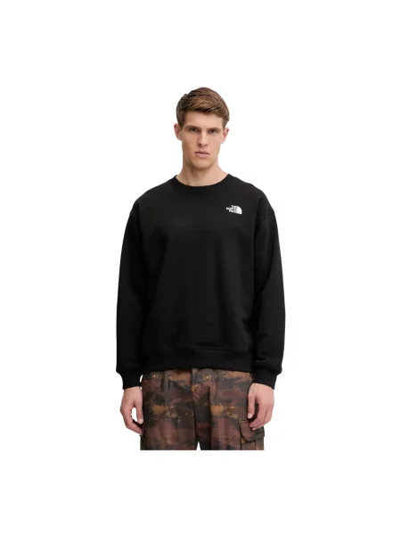 The North Face bluza Nuptse Oversized gładka czarny