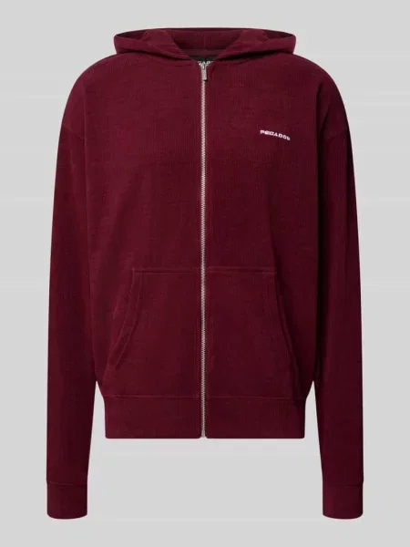 Bluza rozpinana o kroju oversized z detal z logo model Mezzano' Pegador