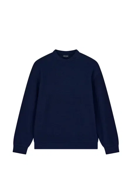 Lung hanorac Giorgio Armani albastru