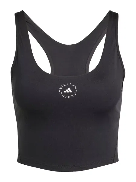 ADIDAS BY STELLA MCCARTNEY Sport top negru alb