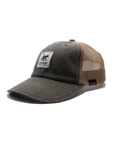 Surf Monkey Șapcă sport Trucker Kappe Lona Organico oliv