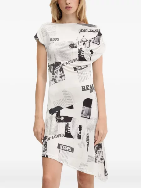 Rochie Desigual cu imagine de costum negru