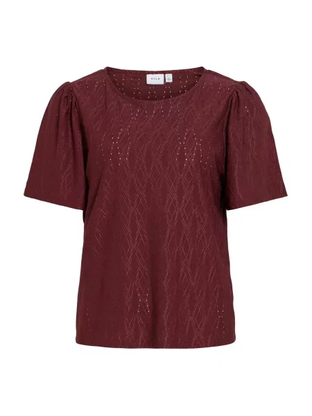 VILA Tricou VIBELLI vin roșu