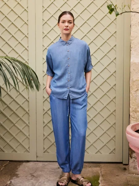Pantaloni Marisse albastru