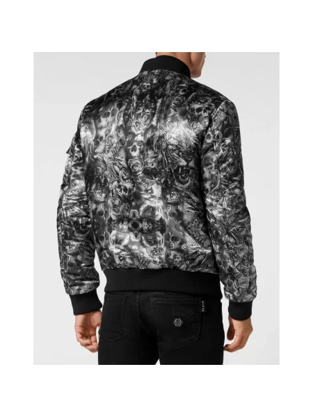 Kurtka bomber Philipp Plein czarny