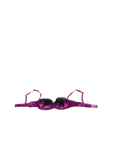 Biustonosz balkonetka Dolce And Gabbana fioletowa