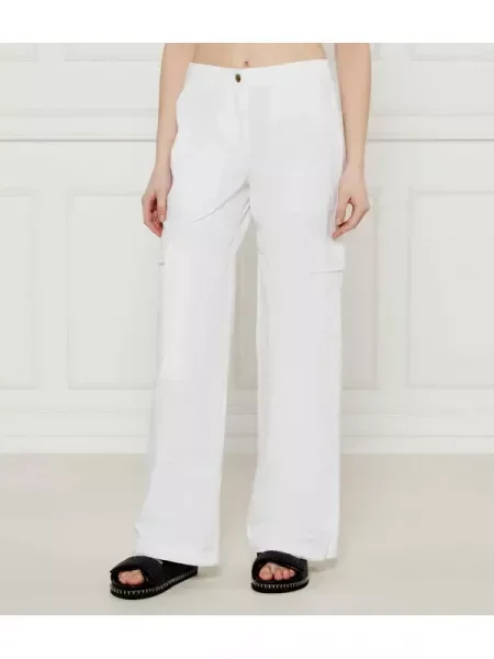 Michael Kors Pantaloni cargo | flare fit alb