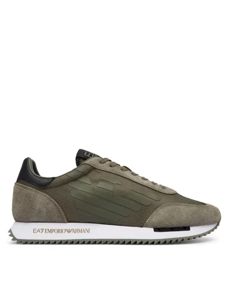 Sneakersy Emporio Armani zielone