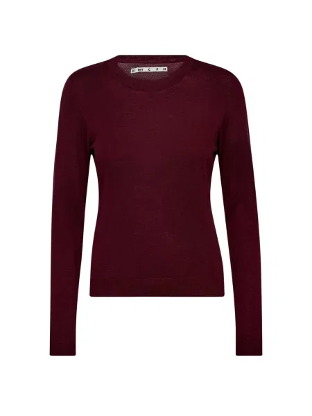 Ivy Copenhagen Pulover Essex burgundy roșu