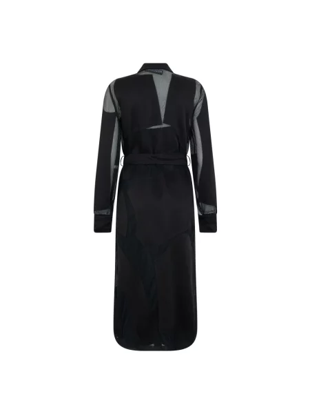 Sukienka koszulowa Moschino czarna