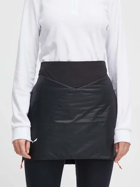 Fustă Izolată Skitour Salewa Sella negru