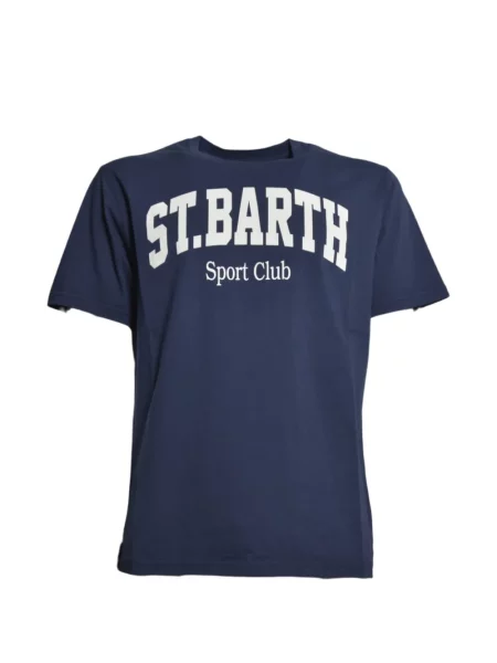 Tricou sport Mc2 Saint Barth cu imagine albastru