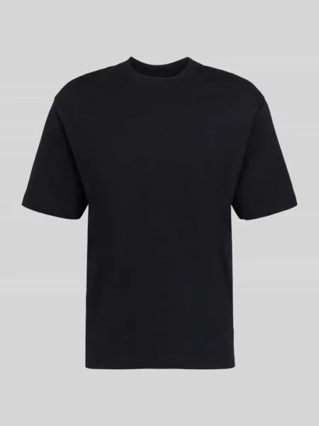T-shirt o kroju regular fit z czystej bawełny Mcneal czarna