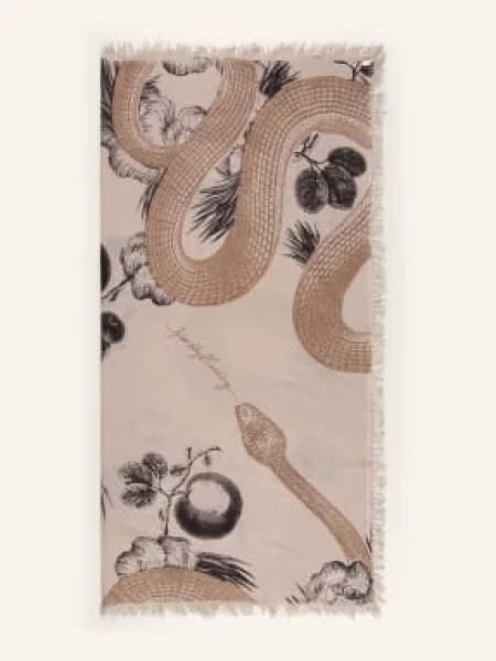 Friendly Hunting Szalik Z Kaszmiru beige czarna