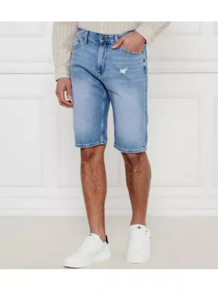 Tommy Jeans De blugi pantaloni scurți Ryan albastru
