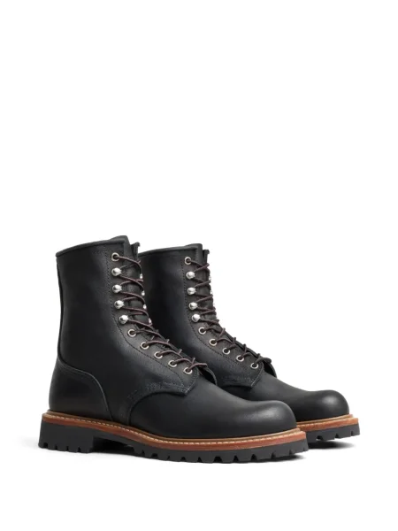 Δερμάτινα μποτάκια Red Wing Shoes μαύρο