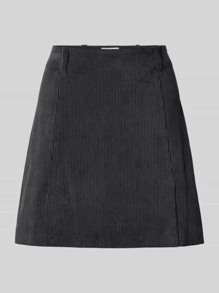 Spódnica mini o rozkloszowanym kroju z mieszanki bawełny model ‘ZALAIAA’ Armedangels