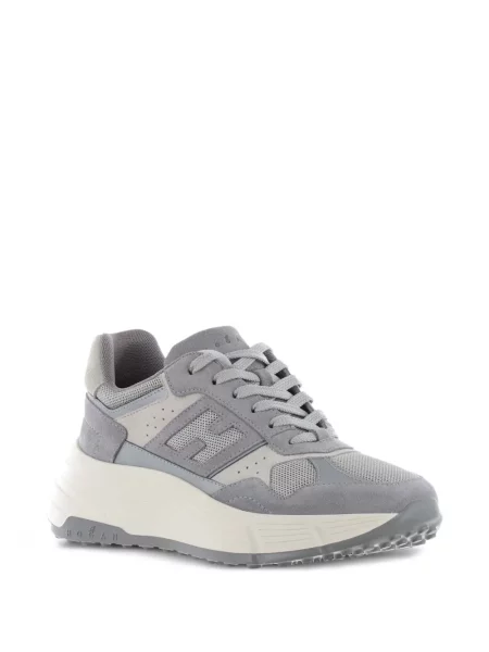 Sneakerși Hogan din piele gri