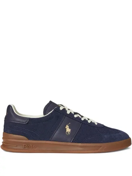 Chiloți Polo Ralph Lauren din țesătură twill cu autograf cu glugă albastru