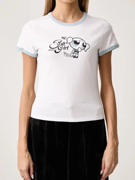 Puma női póló elasztánnal X POWER PUFF GIRLS fehér