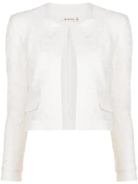 Kurtka Lethicia Bronstein o krotszym kroju biała