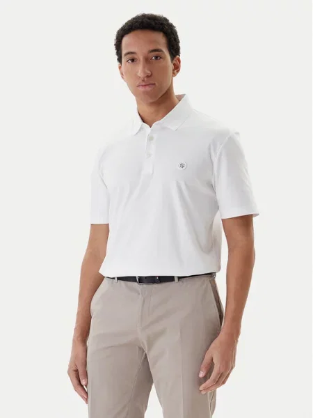 BOSS Polo Parris biały