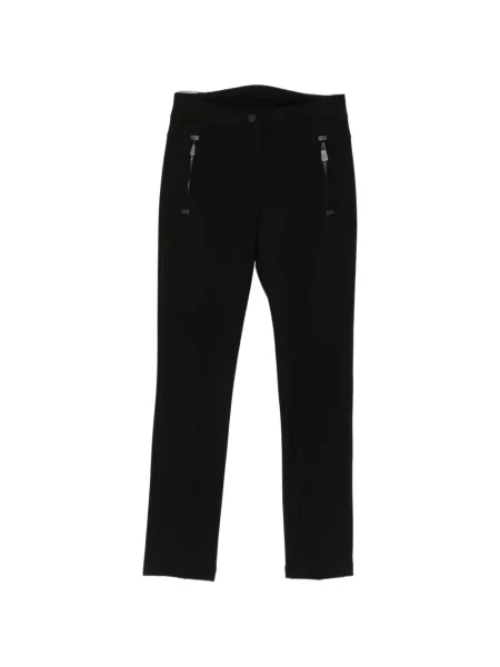 Pantaloni de schi Moncler Grenoble cu autograf negru