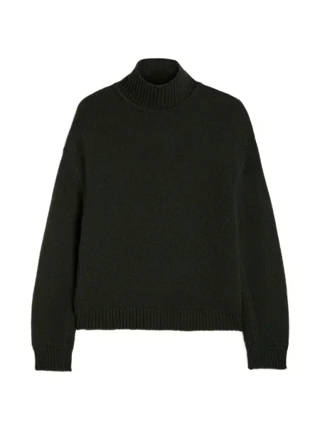 Pulover Jil Sander tricotate chunky verde