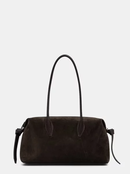 Geantă shopper Yuzefi din piele maro